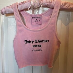 juicy couture cropped tank